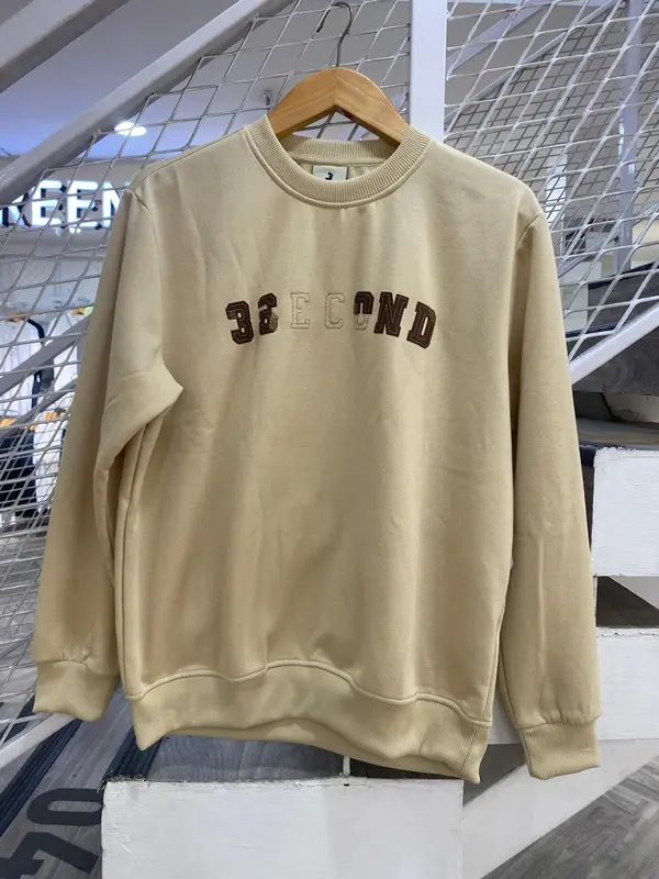 3Second Men's Jacket Crewneck Sweatshirt Regular Fit Fleece H090325 H100325 0