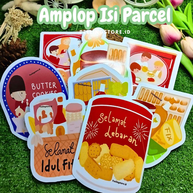(ISI 6) Amplop Lebaran 3D Parcel viral Series Cake 2024 / Angpao THR Unik / Amplop Idul Fitri 2024 0