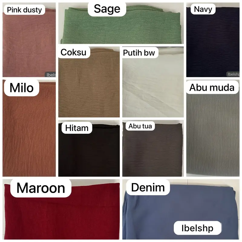Pashtan jumbo zipper pashmina instan resleting khimar instan simpel 7