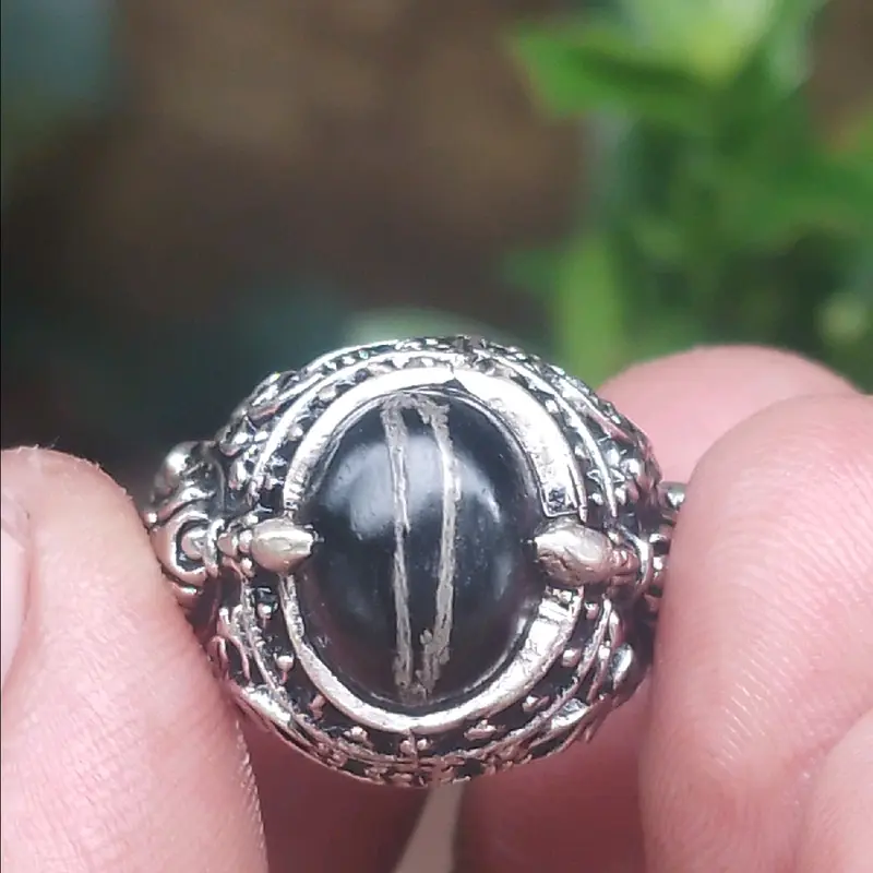 cincin fosil galih kelor serat perak super 2