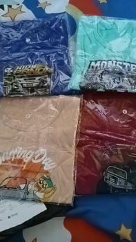 Product Review of Paket 4pcs Kaos Anak Laki laki Motif Mobil Pakaian Fashion from s**a 1