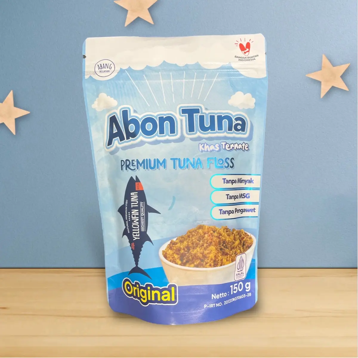 Abon Tuna Premium khas Ternate by Abang Nelayan  Makanan Instan Laut Food halal SPP-IRT Jarred & Packaged Foods