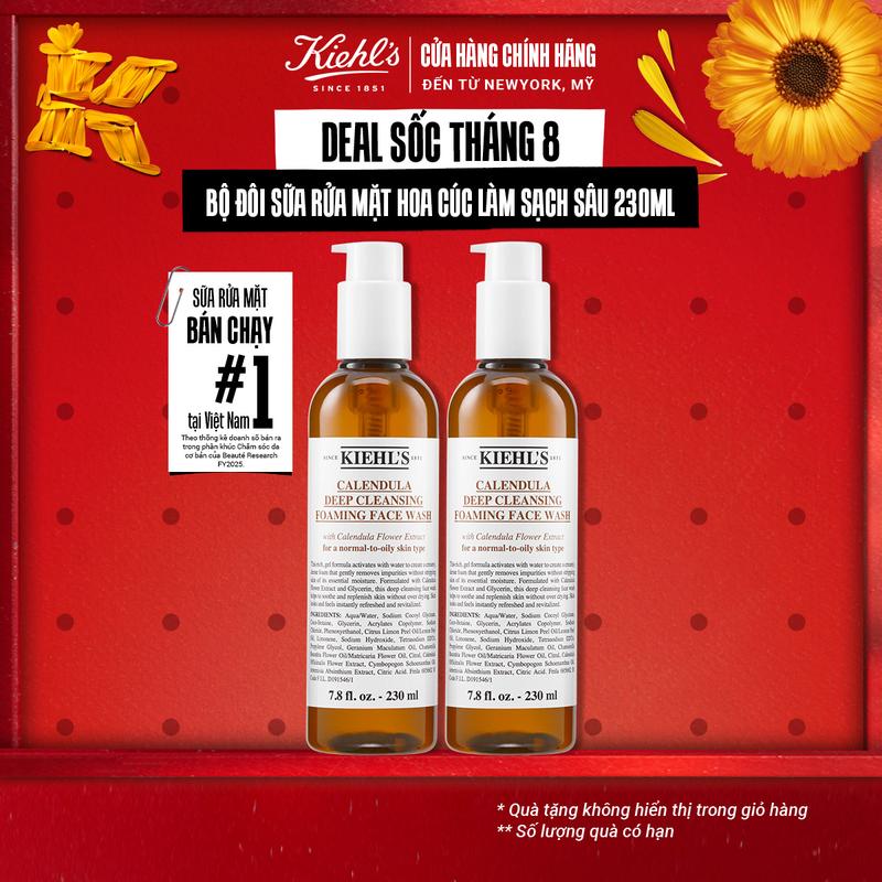 Bộ đôi sữa rửa mặt hoa cúc làm sạch sâu 230ml