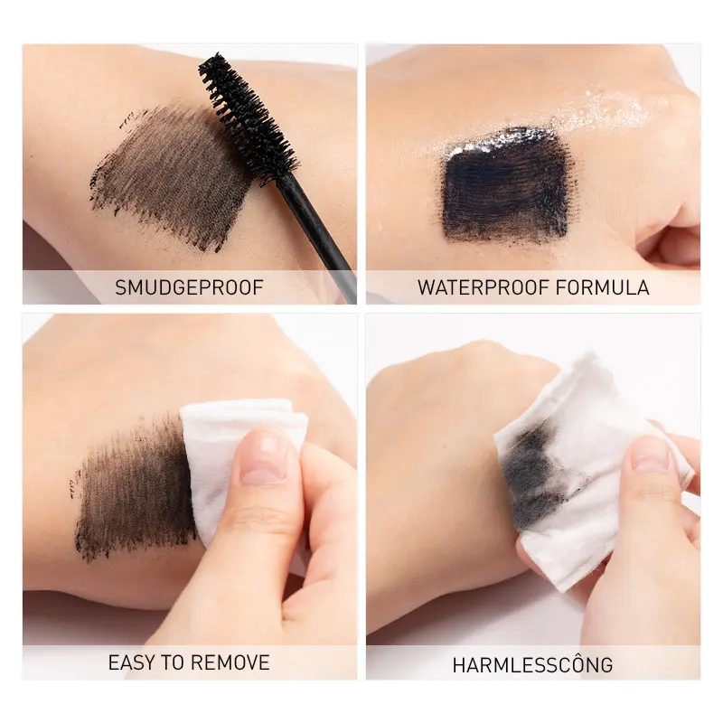 FOCALLURE Bomb Lashes Eye Mascara-Kosmetik Mata Black Mascara Kosmetik Maskara Waterproof 3