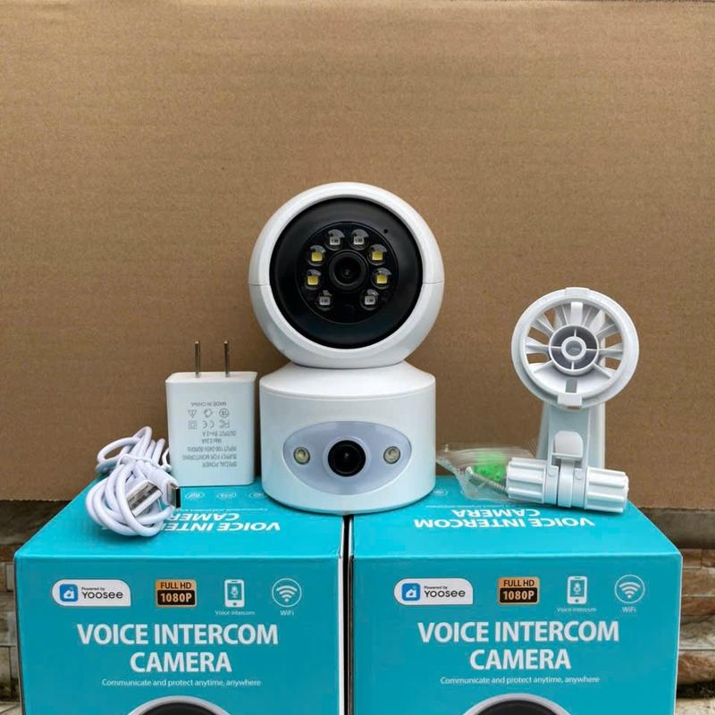 Yoosee Camera Wifi 09B Trong Nhà 2 Mắt HD - Xoay 4 Chiều Đàm Thoại 2 Chiều Đèn Led Sáng Trắng Hàng Nhập Khẩu Chất Lượng Cao