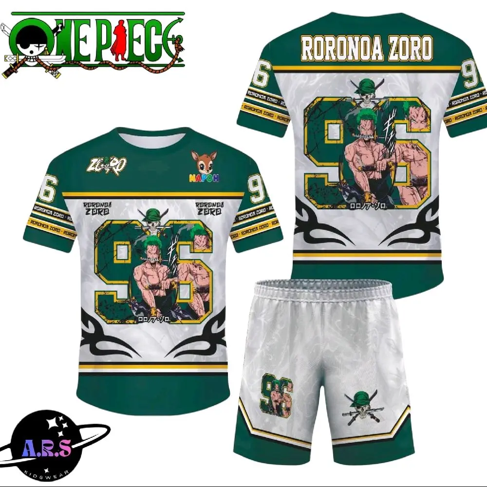 setelan Jersey viral / setelan onepiece / setelan Roblox anak usia 1-10th setelan Jersey viral / setelan onepiece / setelan Roblox anak usia 1-10th