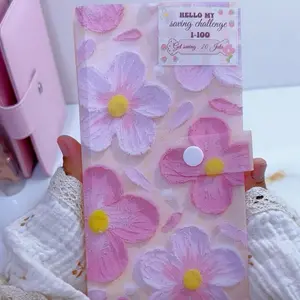 (Free stiker + 5 amplop nabung )Saving album uang tidak di lipat saving album di cicil saving album tantangan menabung pakai saving album