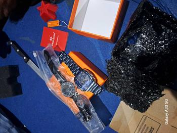 Product Review of DISKON jam tangan  !! Evans Jayden Jam Tangan Pria 9554-1 Rantai Stainless Steel Kaca Sapphire Chronograph Water Resistant 5ATM Air Bahan Watches Waterproof from f**a n** a** 1