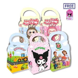 (10 PCS) SNACK BOX | GOODIE BAG ULANG TAHUN ANAK KARAKTER LUCU SIAP PAKAI