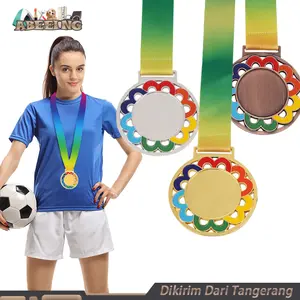 Medali Logam Kejuaraan Emas-Perak-Perunggu Award Medals 1st 2nd 3rd (Gold, Silver, Bronze)