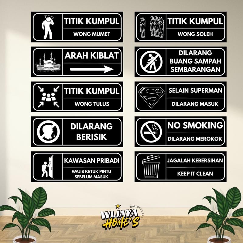 SIGN BOARD Plakat MDF 10x30cm Ketebalan 6mm Cocok untuk Berbagai ...