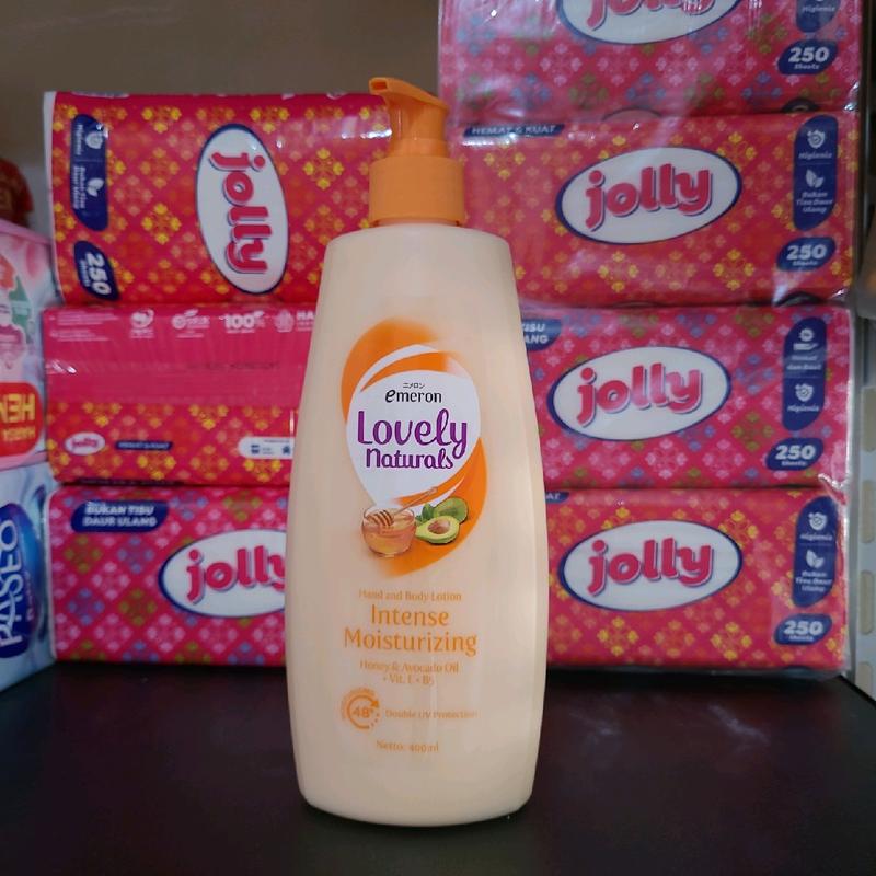 Lotion Tangan dan Tubuh Emeron Lovely Naturals 400 ml - Pencerah 1