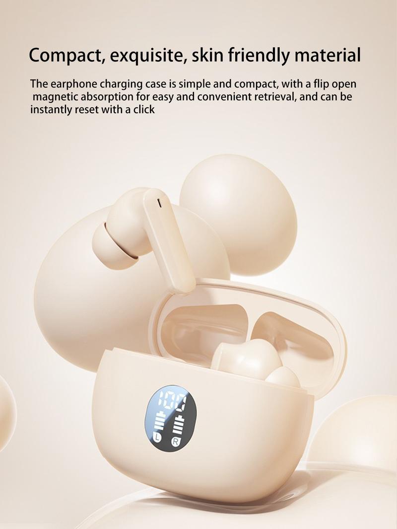 Product Introduction of Wireless Earphone, In-ear Design Earbuds with Charging Case, Noise Cancelling Headphones, Bluetooth-compatible Earbuds for Gaming, Sports, Office 2