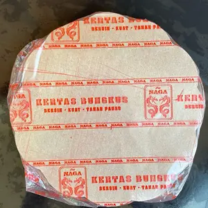 KERTAS NASI MOTIF BUNGA 1 PAG ISI {100PCS}