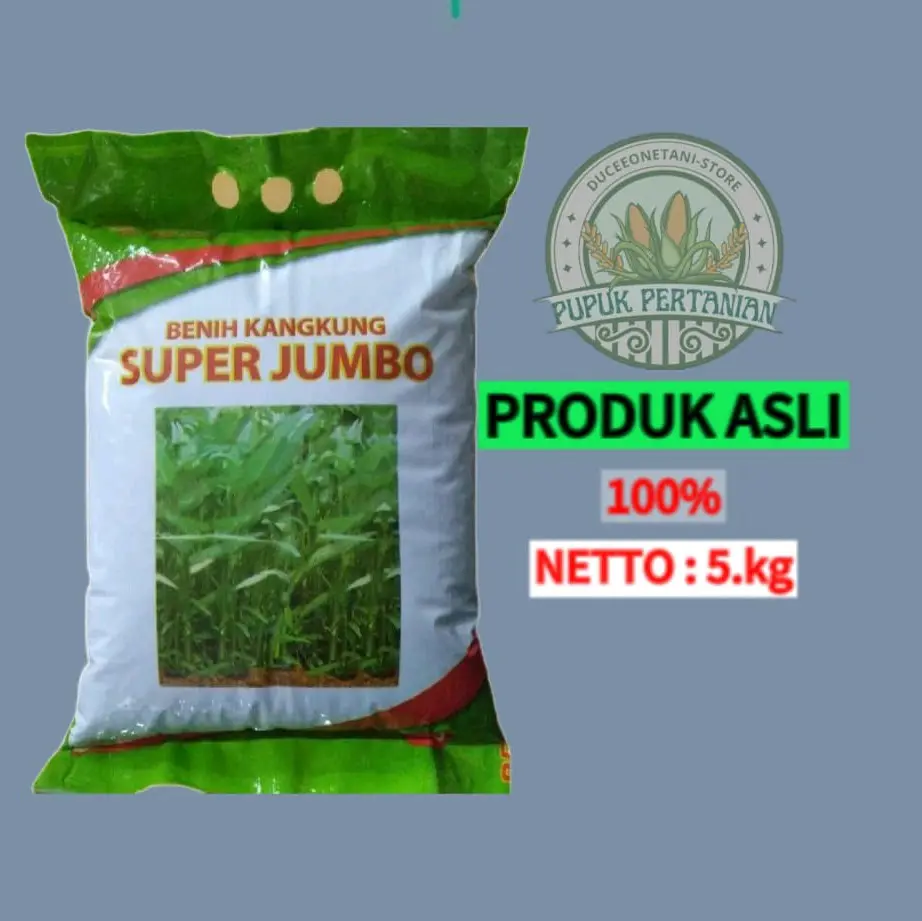 Benih Sayur Kangkung Original 100% - Benih Kangkung SUPER JUMBO - 5.KG