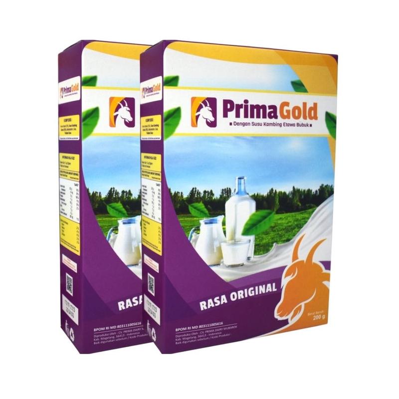 PAKET 5 BOX SUSU KAMBING ETAWA ASLI PRIMAGOLD ORIGINAL BUBUK SUSU KAMBING UNTUK ANAK 4