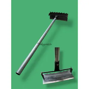 Alat Garuk Rumput liar 2 in 1 Garuk Gulma Baja Gergaji asli Gagang Full Besi