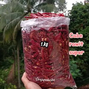 ready kemasn ( 1.kg ) CABE RAWIT TEJA KERING KUALITAS SUPER TANPA TANGKAI