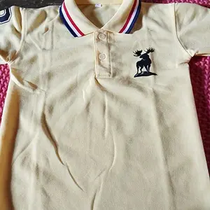 Kaos Wangki Polo Anak Laki-laki & Perempuan Moose Logo Sablon DTF Premium Bahan L Pique Unisex Size S-3XL Fashion Baju