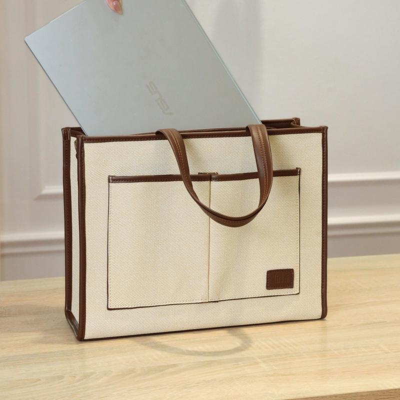 Túi xách công sở nữ (3 Màu - Có Ngăn Lap Riêng) túi tote da đựng laptop 14.3 inch A4 xách tay đi làm đi dạy RUBY Limi bags
