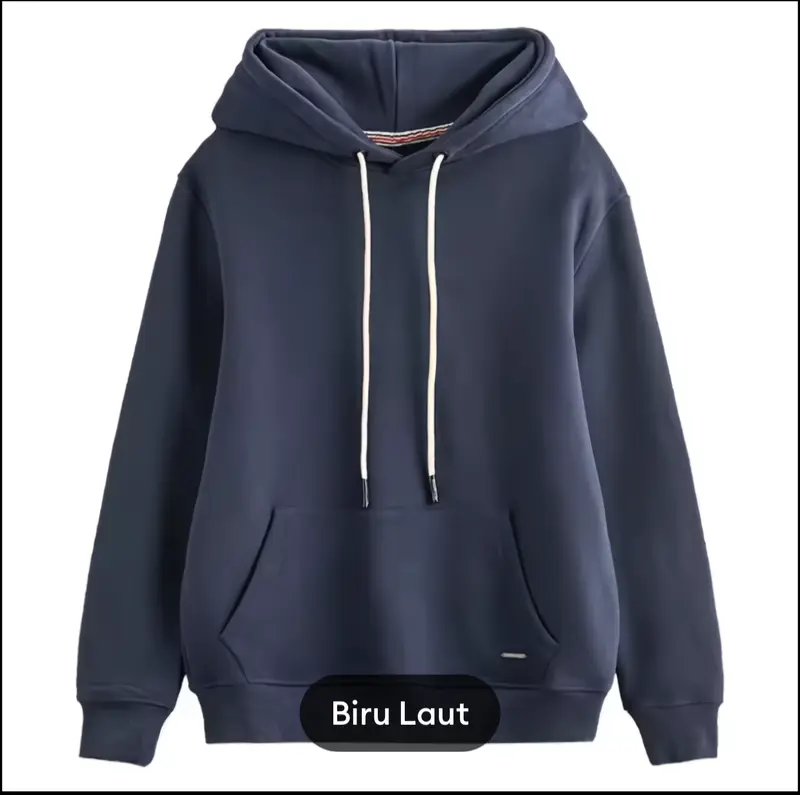 Hoodie Polos Bahan Plece Tebal Pria & Wanita /Hoodie Cewe / Hoodie Cowo Kekinian Fleece High Sweater 4