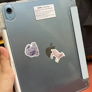 Casing Acrylic Case for iPad Gen 5 6 9.7''/Gen 7 8 9 10.2"/Gen 10 10.9"/Air 5 Air1/2/3/4 Mini 4/5 Pro 11" M1/M2 2021/2022 11th A16 Air 6th Gen 11 Silicone Soft Foldable DIY for iPad Case Transparan yang ada pensilnya