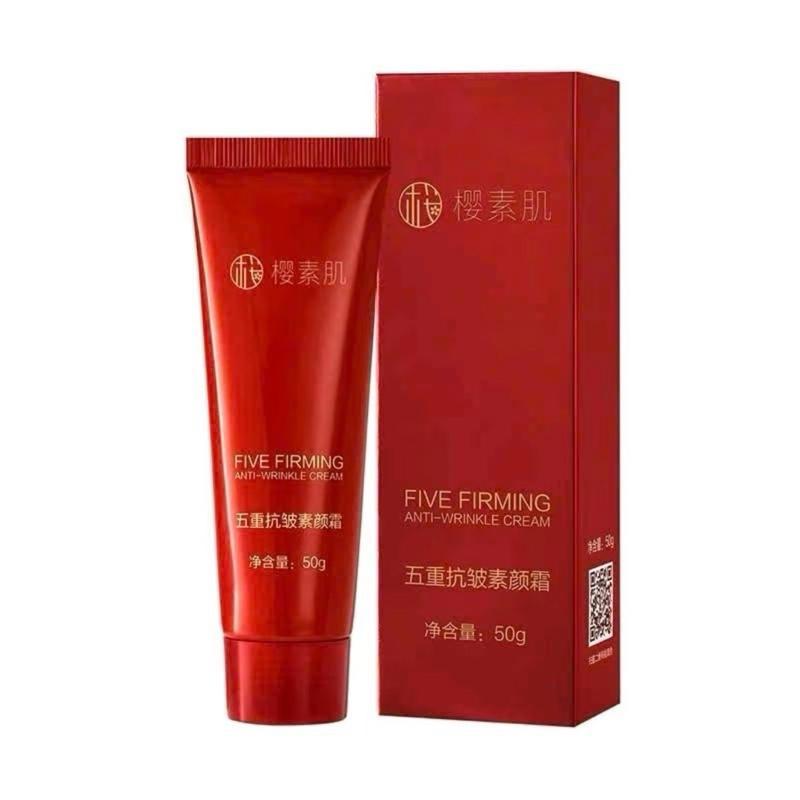 Combo 2 Tuýp Kem lười xóa nhăn tâng tông FIVE FIRMING - Kem makeup FIVE FIRMING chống lão hóa, nâng tông, che khuyết điểm, cấp ẩm