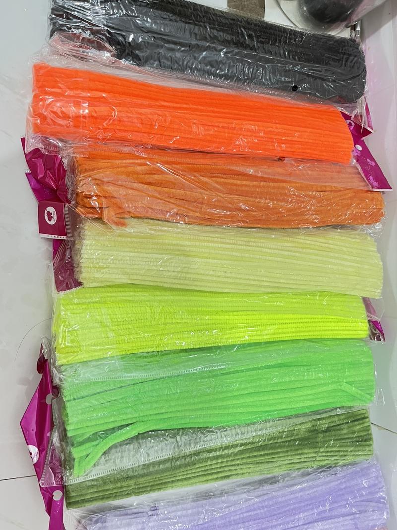 Product Introduction of BULU MERCY KAWAT BULU BUNGA warna warni 1pack isi 100 pcs Kerajinan art n craft panjang 30cm 10