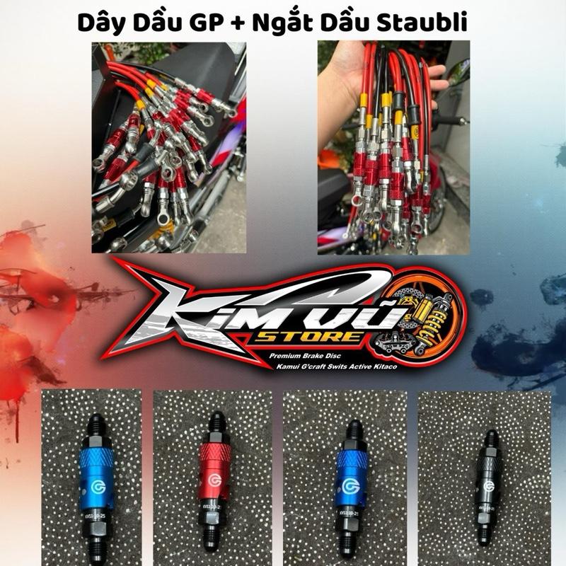  Dây dầu GP + Ngắt dầu Staubli + Đầu alapter inox  Dây dài 90cm  Bảo hành 12 tháng bao xì dầu đổi mới 