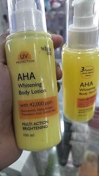 Product Review of [100ml] WHITE INC AHA Body Lotion to Whitening & Moisturising | Hand Body Lotion Pencerah Mencerahkan Melembabkan Sebagai Body Booster |  Arbutin, Glycolic, Niacinamide from R**a Y**i 1