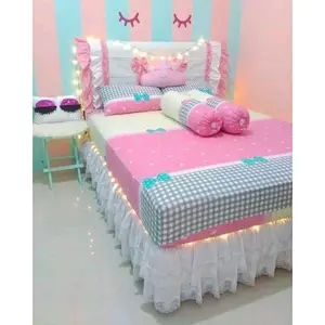 BEDSKIRT / PENUTUP KOLONG DIVAN / BED RUFFLE / VALANCE RENDA 2 TINGKAT
