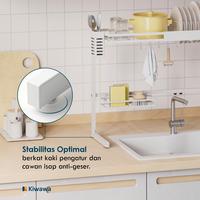 Gambar Kiwawa Rak Piring Extendable Atas Wastafel / Peniris Alat Makan / Dish Drain - NAMI DR 20 dari Cubic Home & Living Kab. Gresik 5 Tokopedia