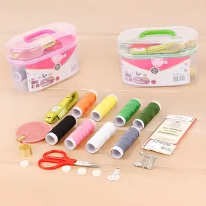 sewing kit box mini paket perlengkapan menjahit lengkap dengan kotak jahit / ALAT JAHIT 1 SET /SET KOTAK PERALATAN JAHIT Jarum