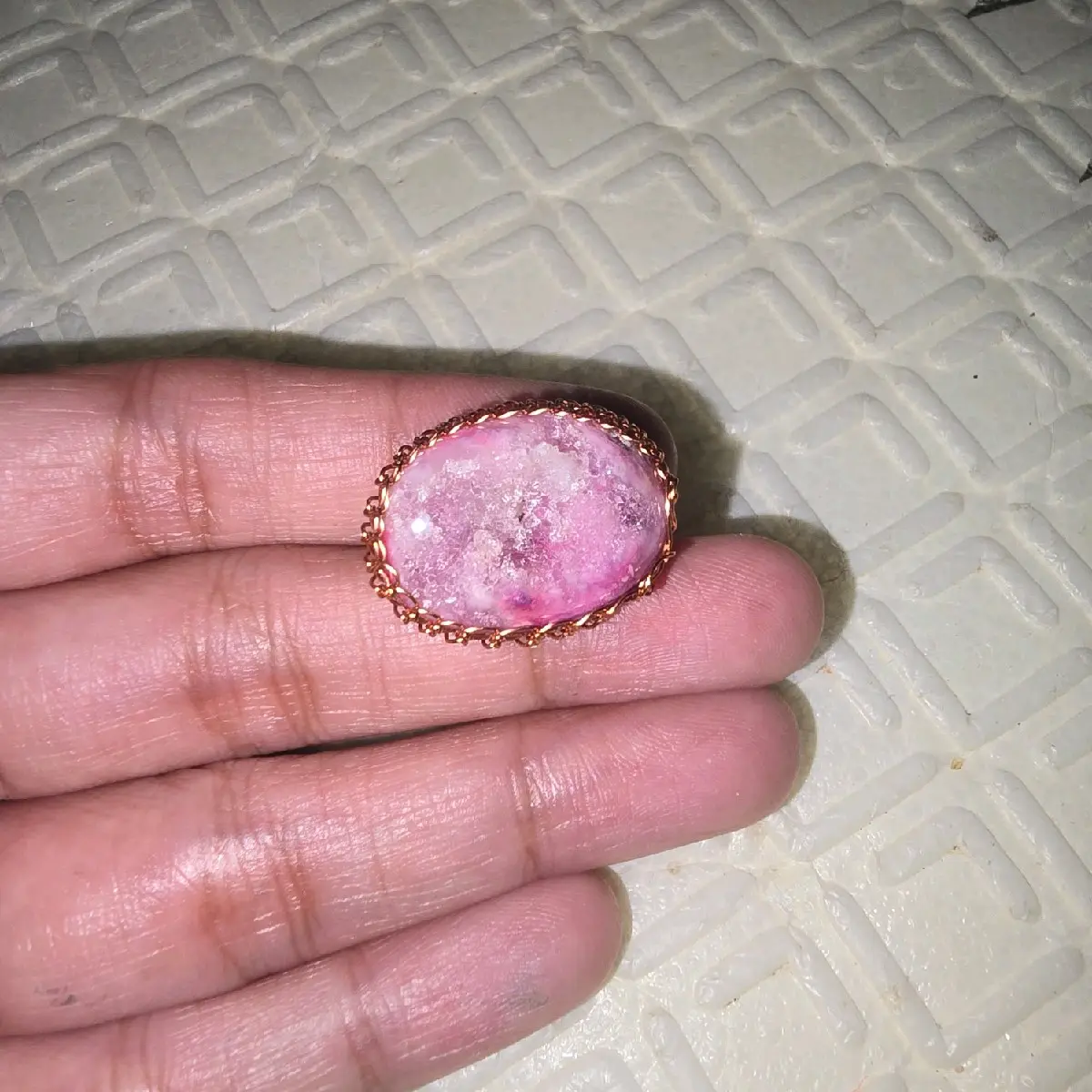 Bros Druzy Simpel 2cm | Wire Jewelry