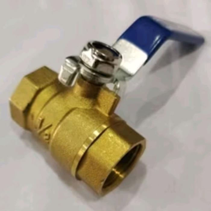 Gambar Ball valve Ball valep Stop Kran ½" Bahan Kuningan Pommini Pertamini dari Robby Cavalera Kota Tangerang Tokopedia