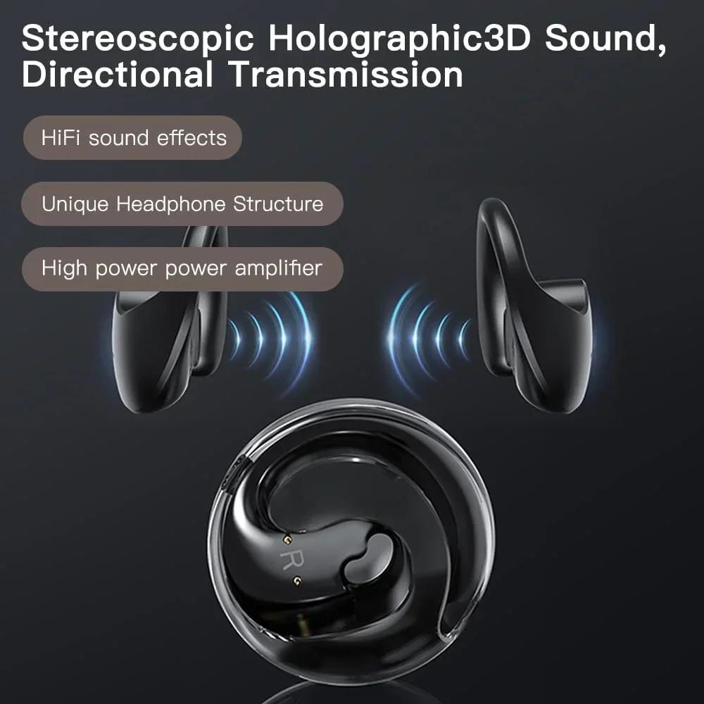 Headphone Bluetooth Nirkabel Original dengan Baterai Tahan Lama dan Kualitas Suara HIFI.