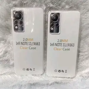 Soft Case Space Bening Infi Note 11/Note 11 NFC Casing Transparan Pelindung Camera