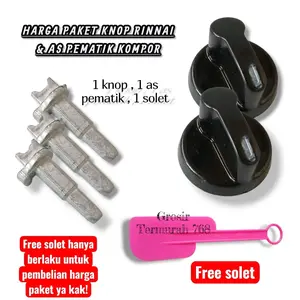 Knop Kompor Gas Dan As Kompor Rinnai Knop Rinnai / Putaran Rinnai/ Rinnai Baru Termurah Harga 1 Paket