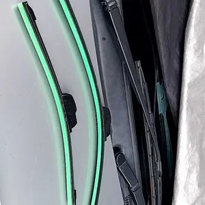 Wiper Mobil Frameless Sepasang Kiri dan Kanan Tanpa Rangka Besi Model Soft Wiper Blade Karet Kaca Depan Universal