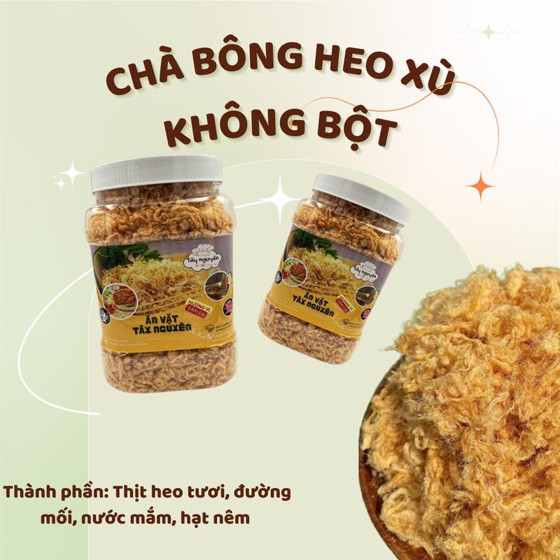 Chà Bông Heo Xù - Loại 1 Không Phẩm Màu, Không Bột - Hủ 500Gram [Snack Food Ăn Vặt] Chua