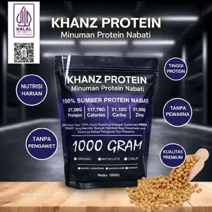 KHANZ PROTEIN Bubuk kedelai Roasted Murni 1KG