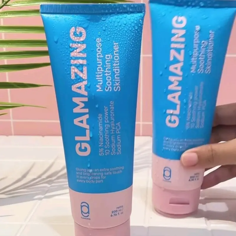 GLAMAZING MULTIPURPOSE SOOTHING SKINDITIONER Moisturizer Glamazing Pelembab Pencerah Wajah 200ml Mencerahkan Ceramide Niacinamide 1