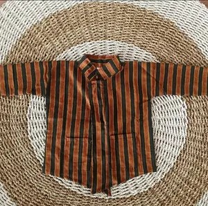 (ANAK )ATASAN LAKI-LAKI LURIK COKLAT HITAM