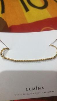 Product Review of Lumina Jewels - Gelang Serut Zircon Gold Putih Stainless Steel Anti Karat from A**u 1