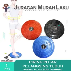 Alat Olahraga Piring Pelangsing Tubuh Pengecil Perut Pinggang Praktis