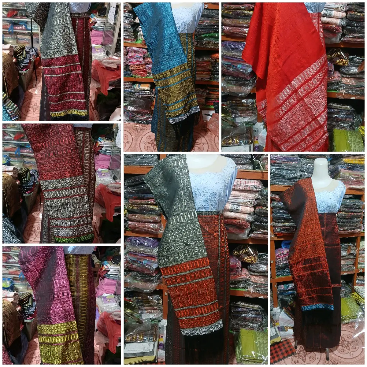 Songket Tumtuman Tanpa Sambung TTS Murah