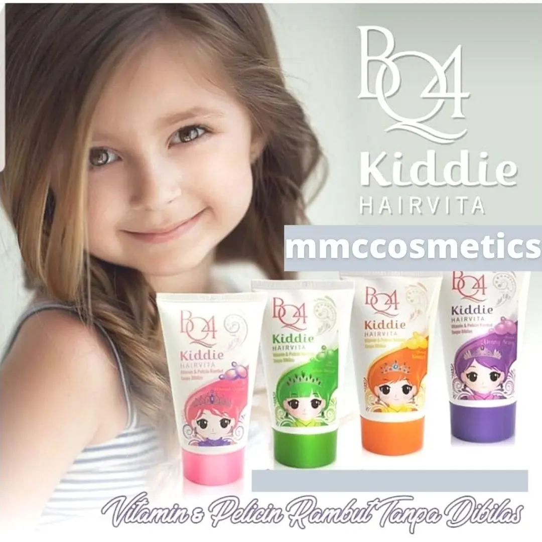 BQ4 Kiddie Hairvita Vitamin & Pelicin Rambut Tanpa Bilas 50ML