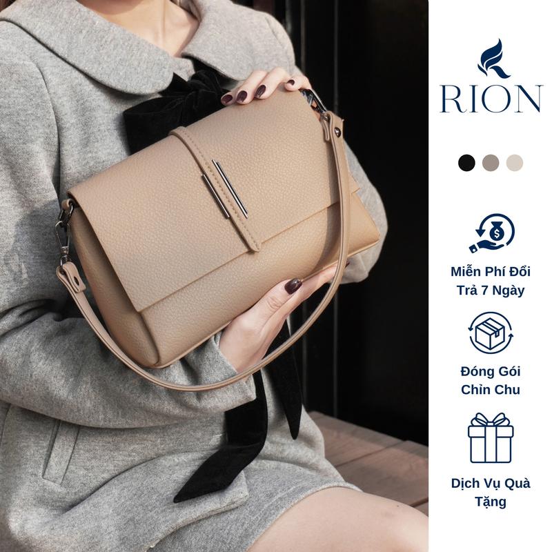  RION Túi Xách Nữ Đeo Chéo Thanh Lịch Phiên Bản Da Mềm Cao Cấp DS25 