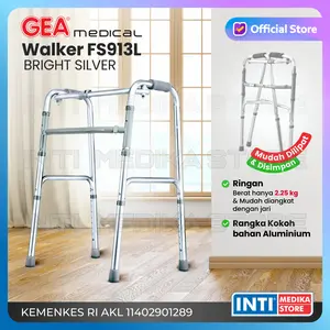 GEA - WALKER 2in1 Geser / Angkat Aluminium FS 913 L | Alat Bantu Jalan