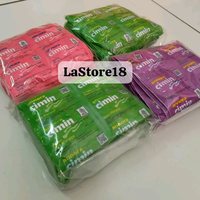 PAKET HEMAT 4 PAK PERMEN CIMIN ANEKA RASA 160pcs(1pak isi 40pcs) 1